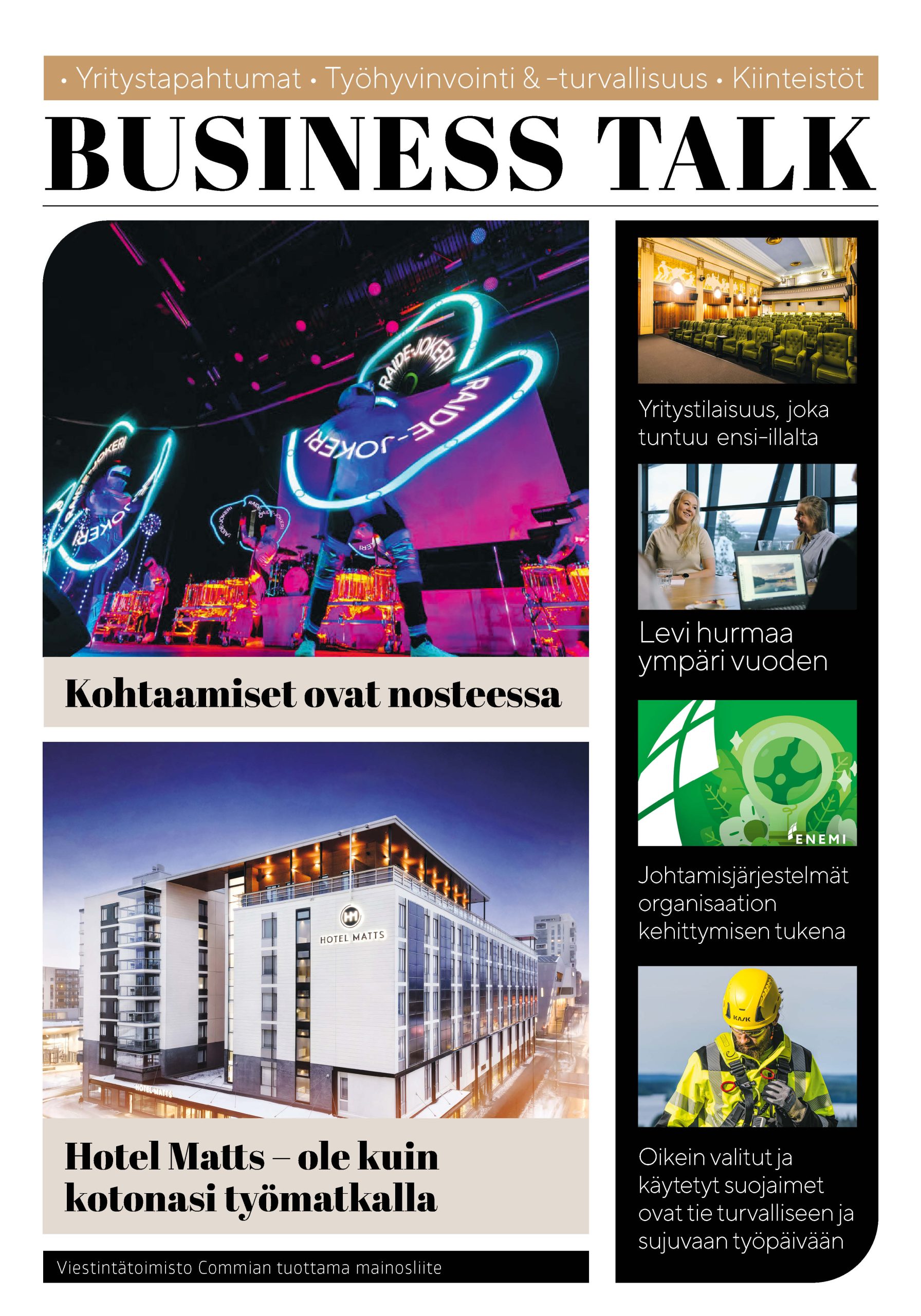 Business Talk Helsingin Sanomat -liite Issuussa