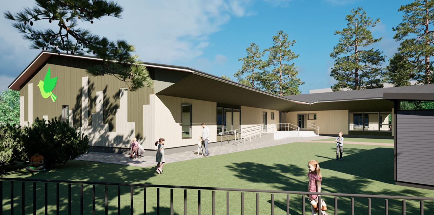 Moderneimmissa koulu- ja päiväkodeissa yleistyvät uudelleenkäytettävät rakennukset, joita voi siirtää sinne missä lapsia on